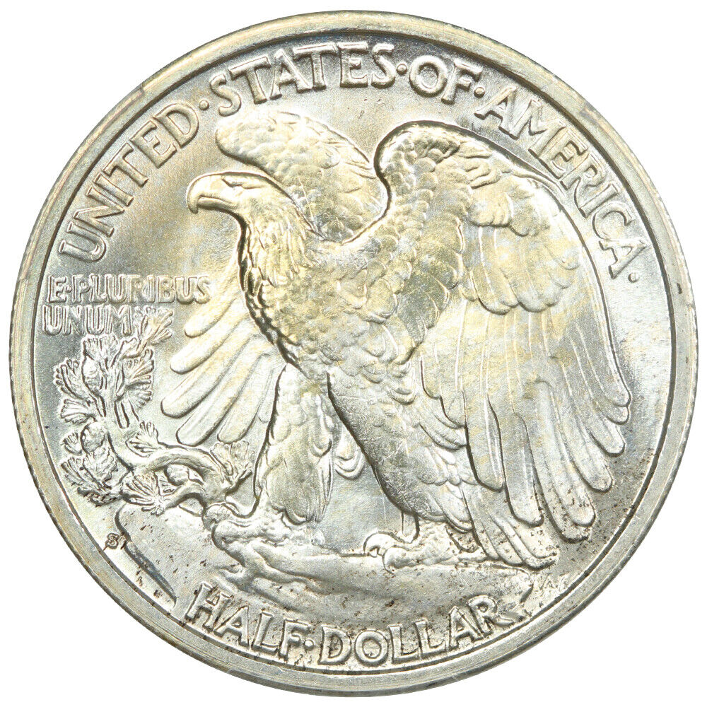 1939-S 50C PCGS/CAC MS67+ - Walking Liberty Half Dollar