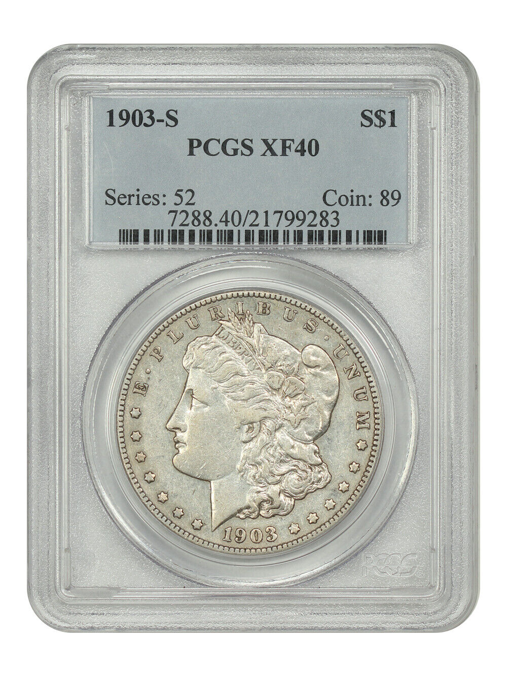 1903-S $1 PCGS XF40 - Morgan Dollar - Key Date