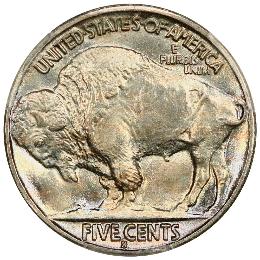 1937-S 5C PCGS/CAC MS67+ ex: D.L. Hansen