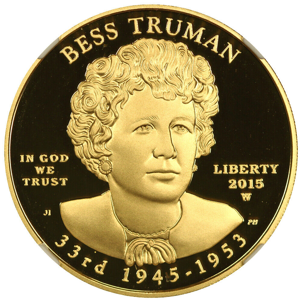 2015-W $10 Bess Truman NGC PR70DCAM