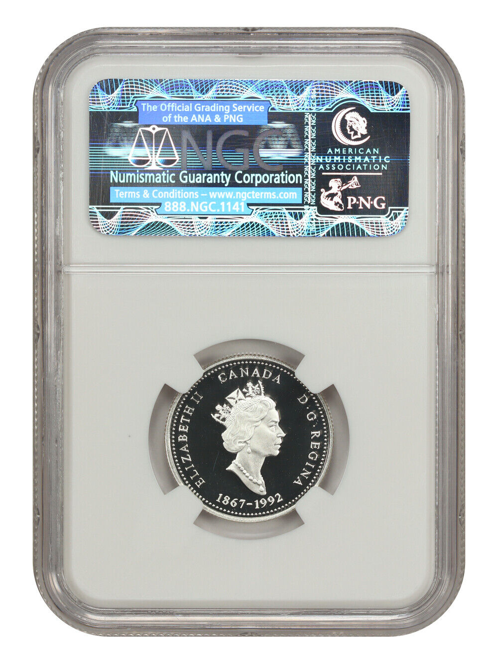 1992 Canada 25c Nova Scotia NGC PF 69 DCAM