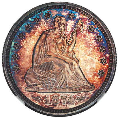 1874 25c NGC Proof 66 (Arrows)