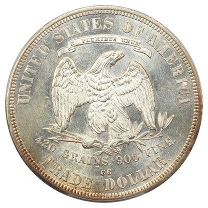 1878-CC Trade $1 PCGS MS61 ex: D.L. Hansen