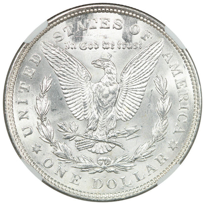 1921-D $1 NGC MS66+ - Morgan Dollar