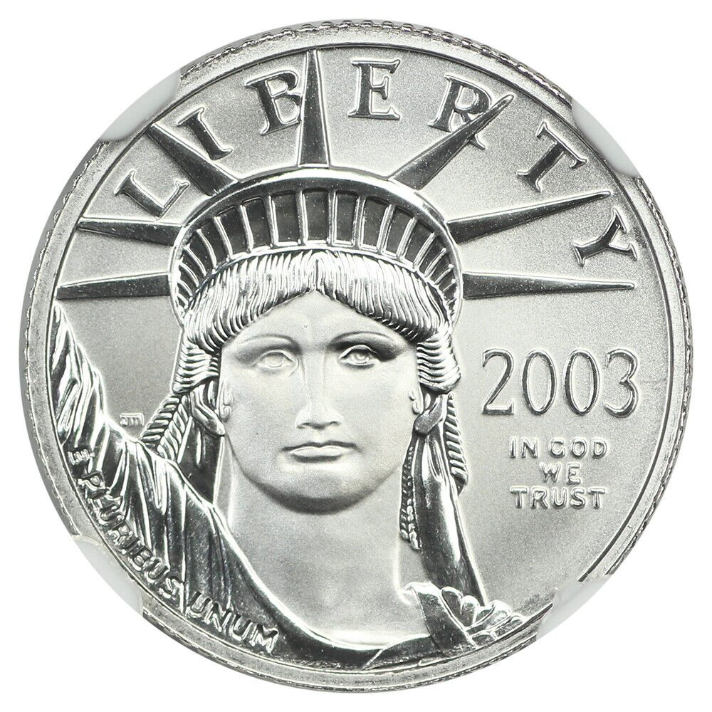 2003 $10 Statue of Liberty NGC MS70