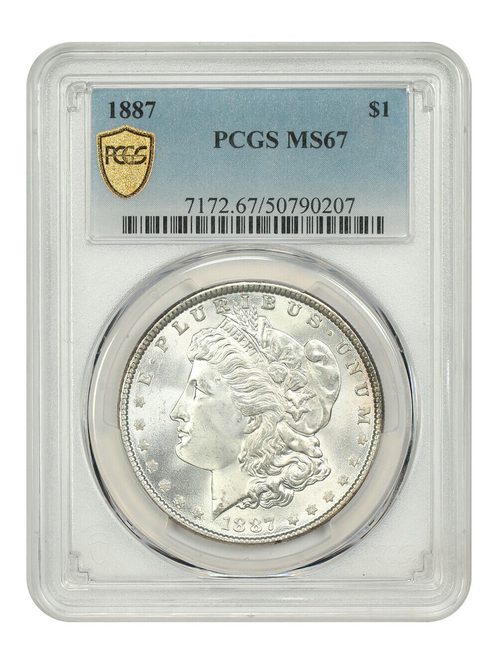 1887 $1 PCGS MS67 - Morgan Dollar