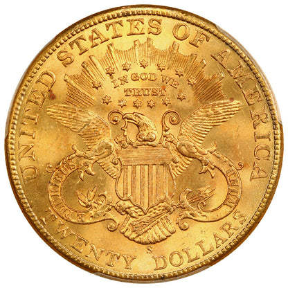 1903-S $20 PCGS MS65  ex: D.L. Hansen/AWA