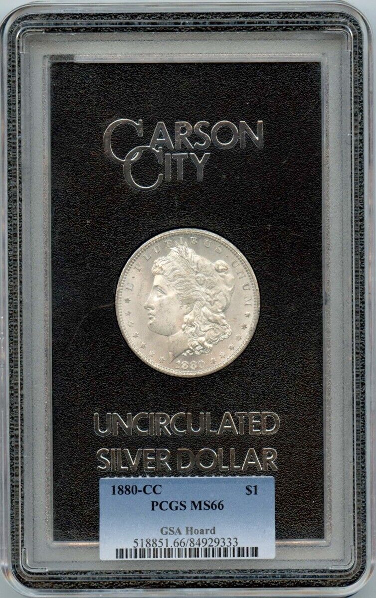 1880-CC $1 Morgan Dollar GSA Hoard PCGS MS66