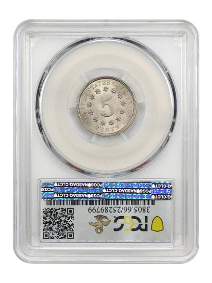 1876 5C PCGS MS66 ex: D.L. Hansen