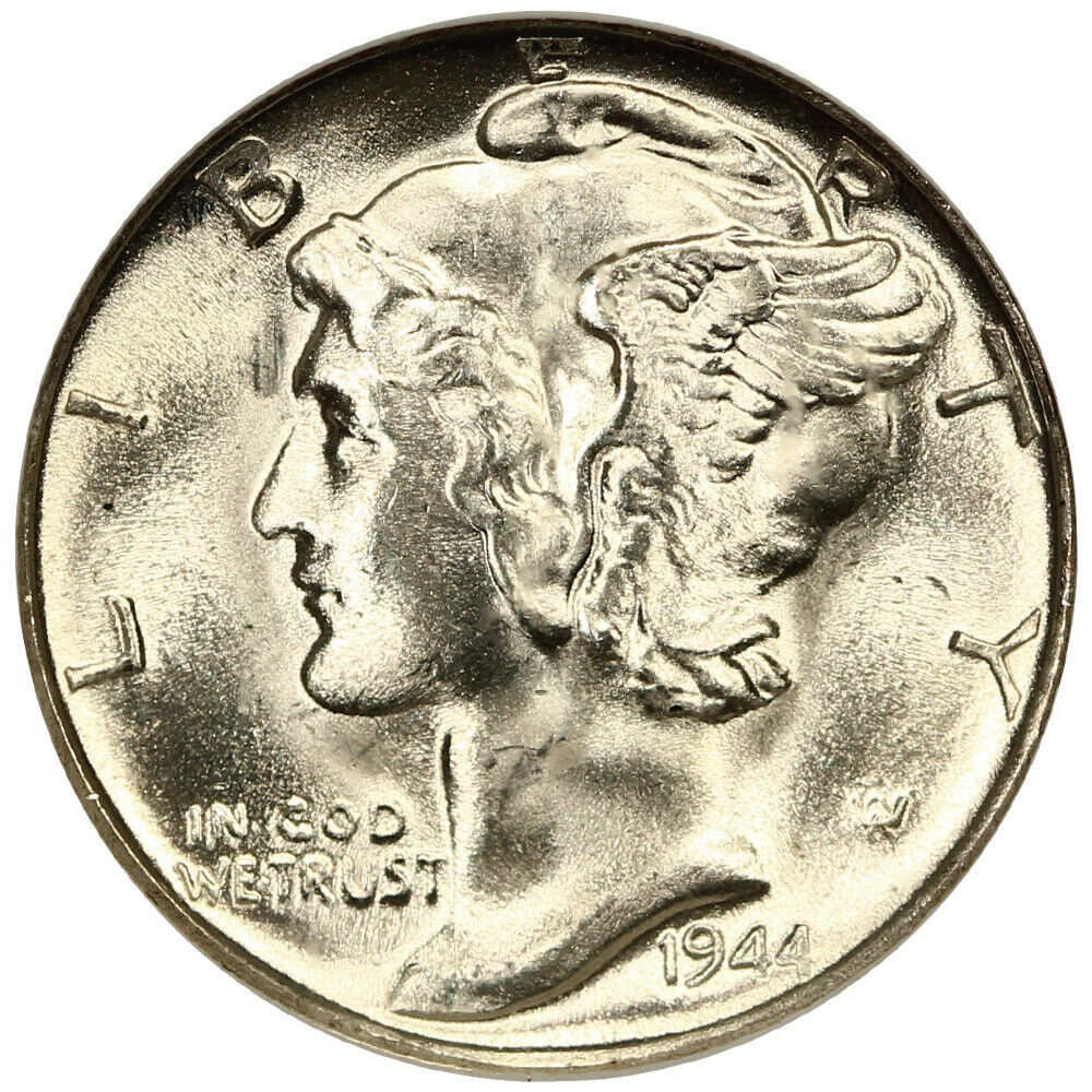 1944-S 10C NGC MS66FB