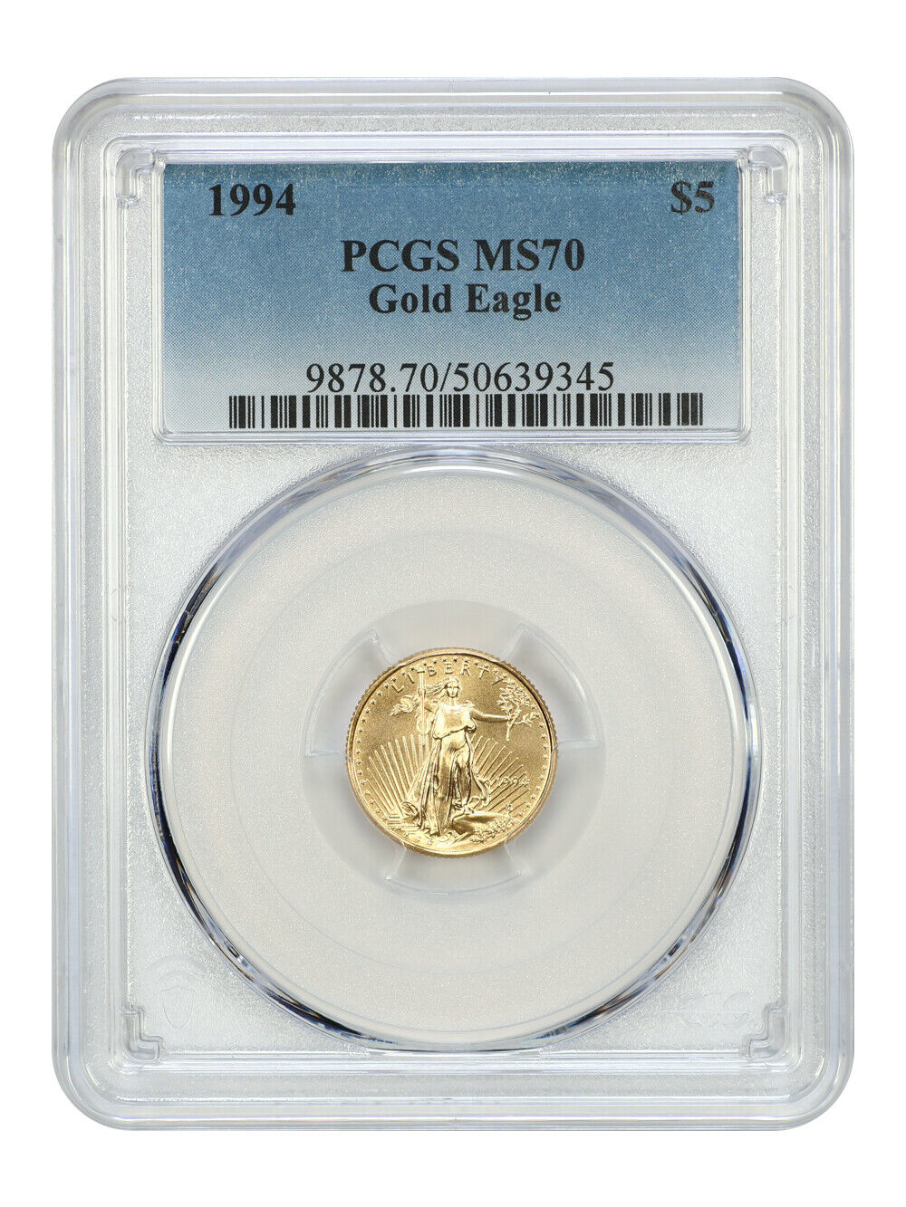 1994 $5 Gold Eagle PCGS MS70 - $5 Gold Eagles