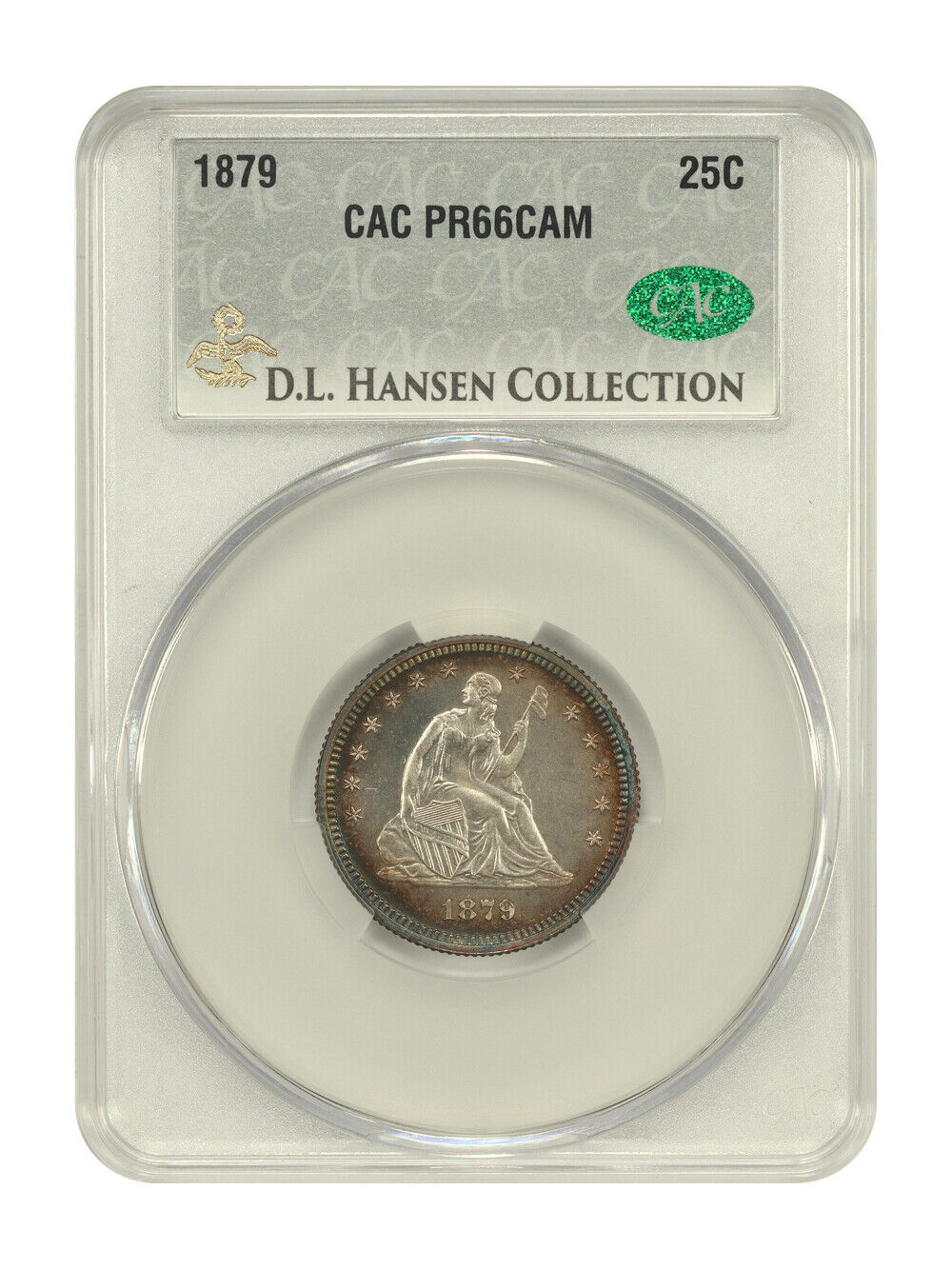 1879 25C CACG PR66CAM ex: D.L. Hansen/Simpson - Liberty Seated Quarter