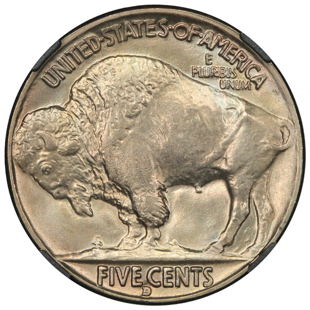 1938-D 5C Buffalo NGC MS67 - Buffalo Nickel - Interesting Holder