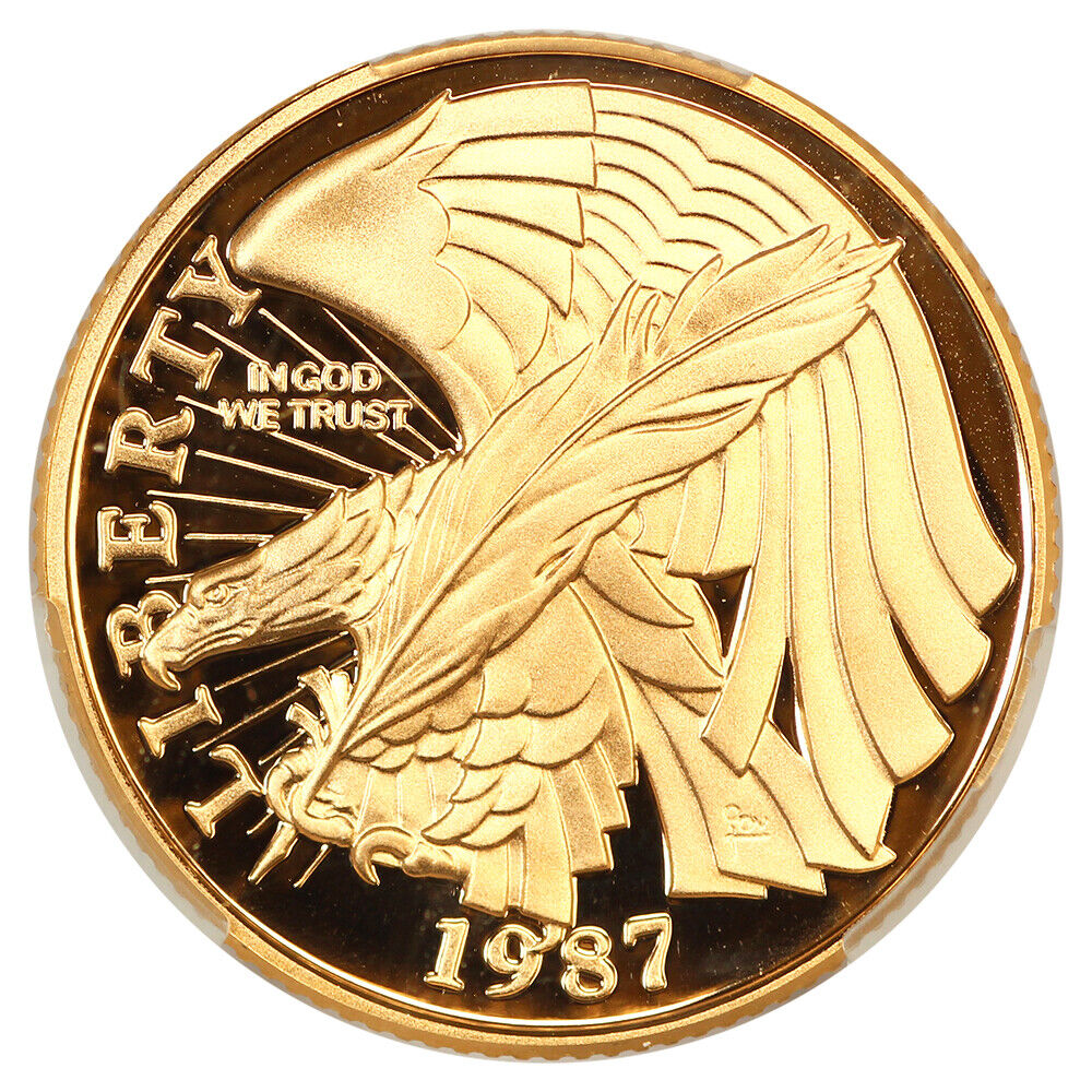 1987-W $5 Constitution CACG PR70DCAM - $5 Modern Gold Commemoratives