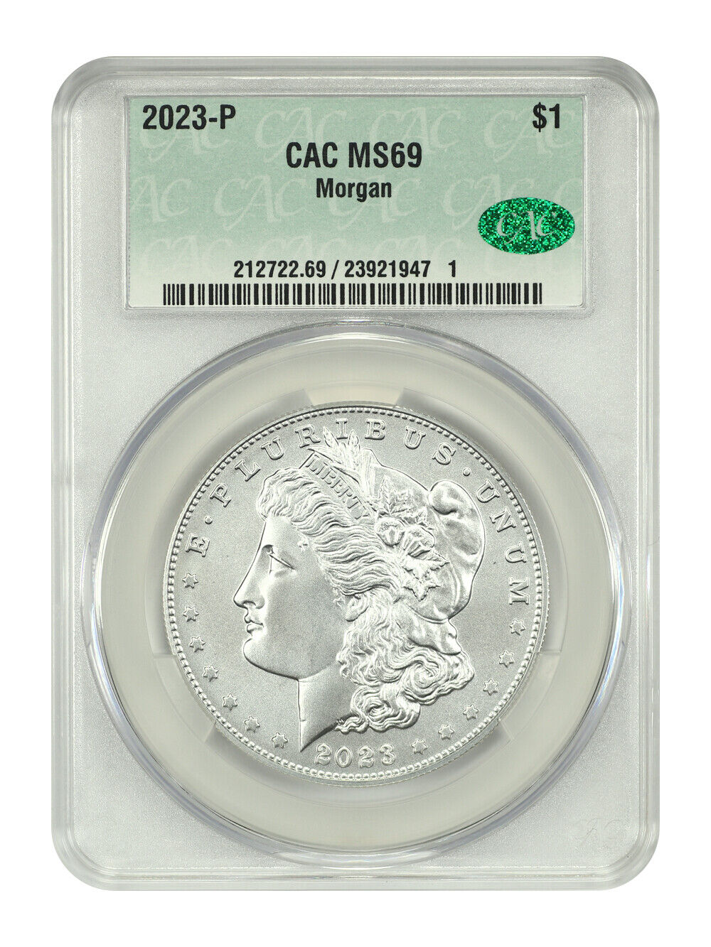 2023 $1 Morgan Dollar CACG MS69