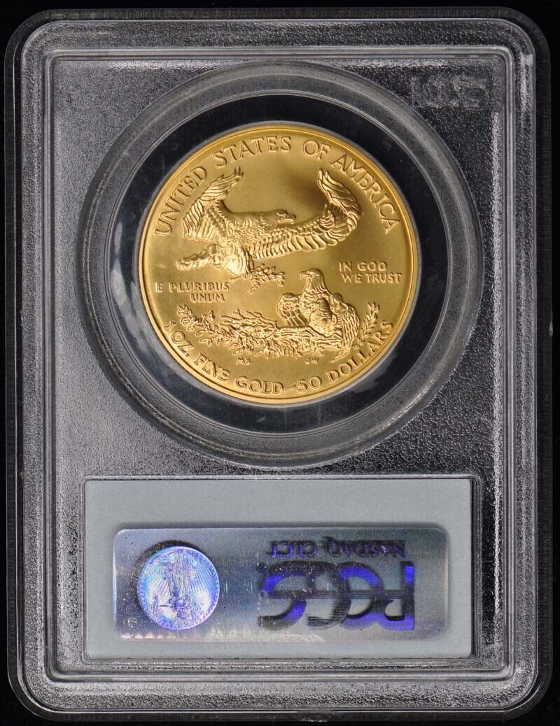 2007-W $5-$50 Gold Eagle 4 Coin Set PCGS MS70