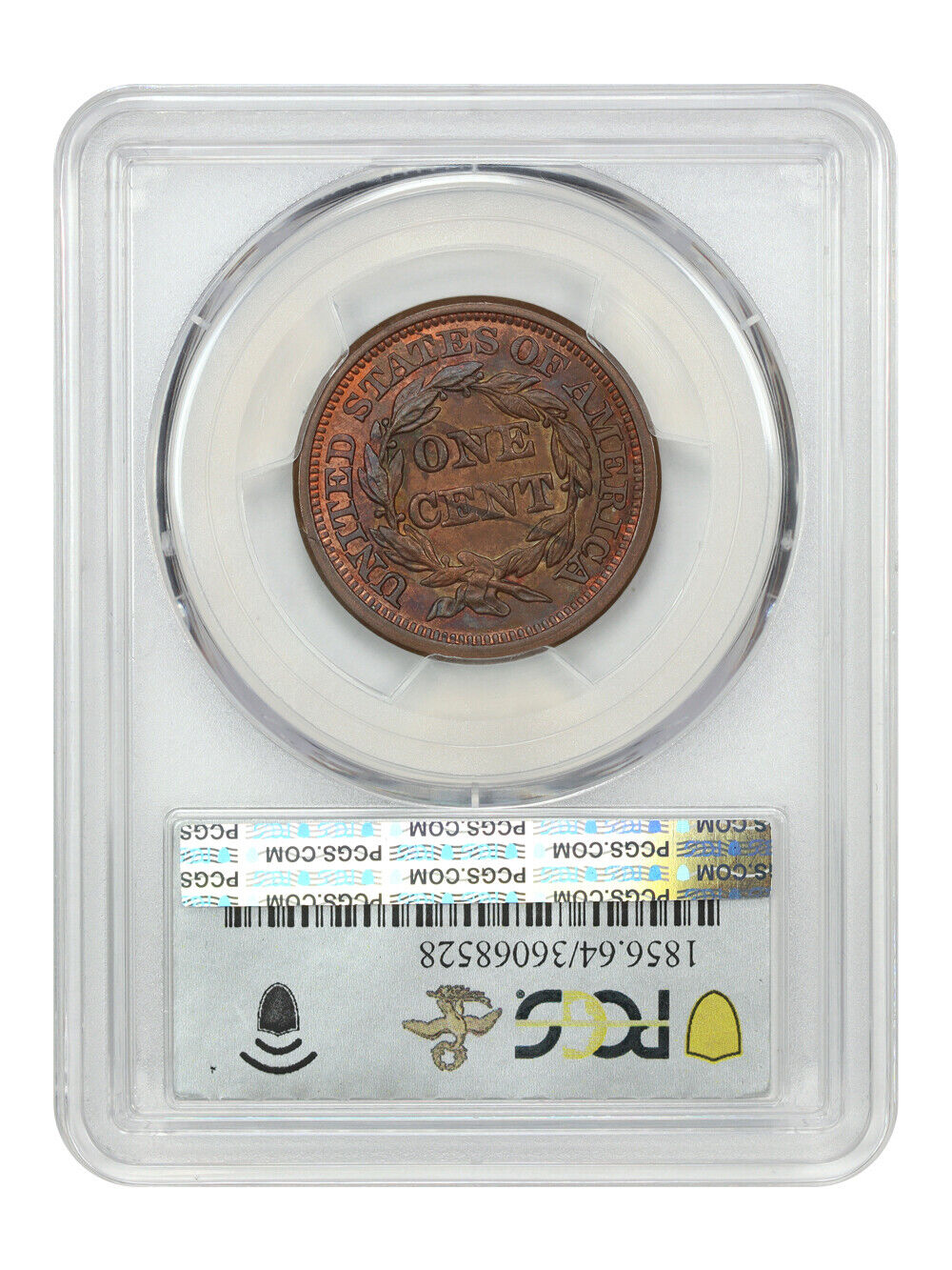 1844 1C PCGS MS64BN ex: D.L. Hansen