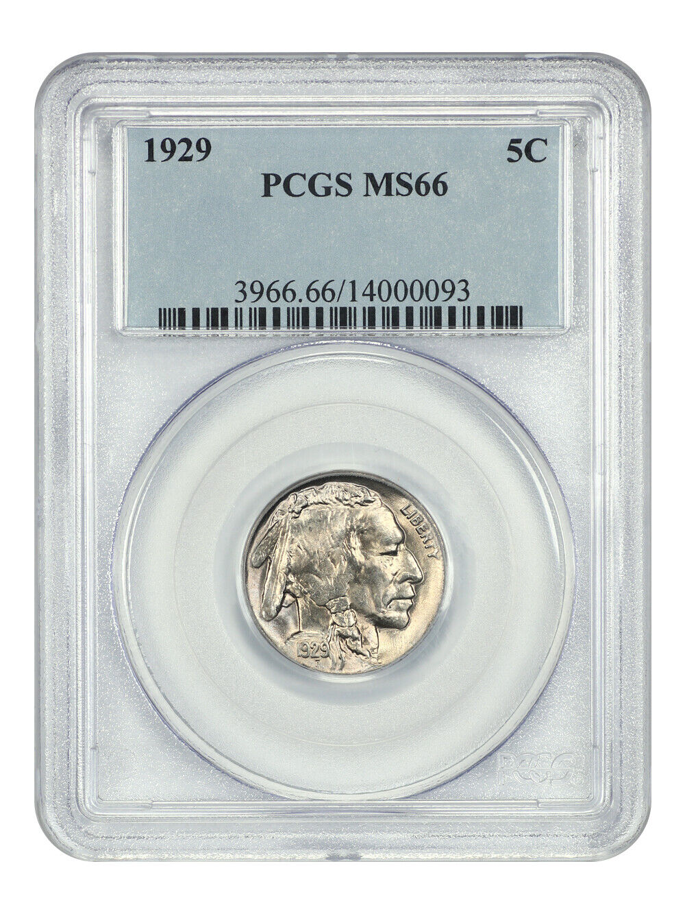 1929 5C PCGS MS66 - Buffalo Nickel