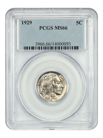 1929 5C PCGS MS66 - Buffalo Nickel