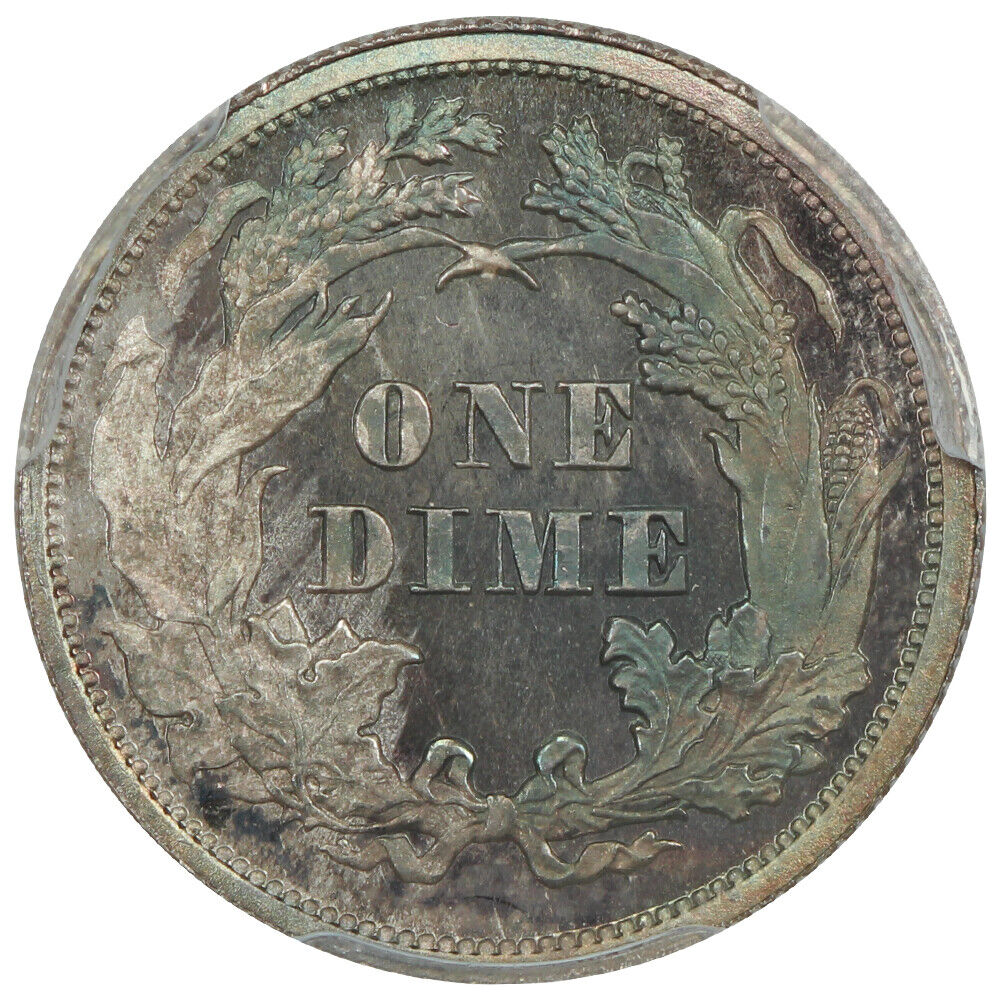 1866 10C PCGS PR67 ex: D.L. Hansen - Liberty Seated Dime