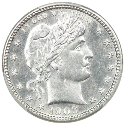 1903-S 25C PCGS MS64 - Barber Quarter