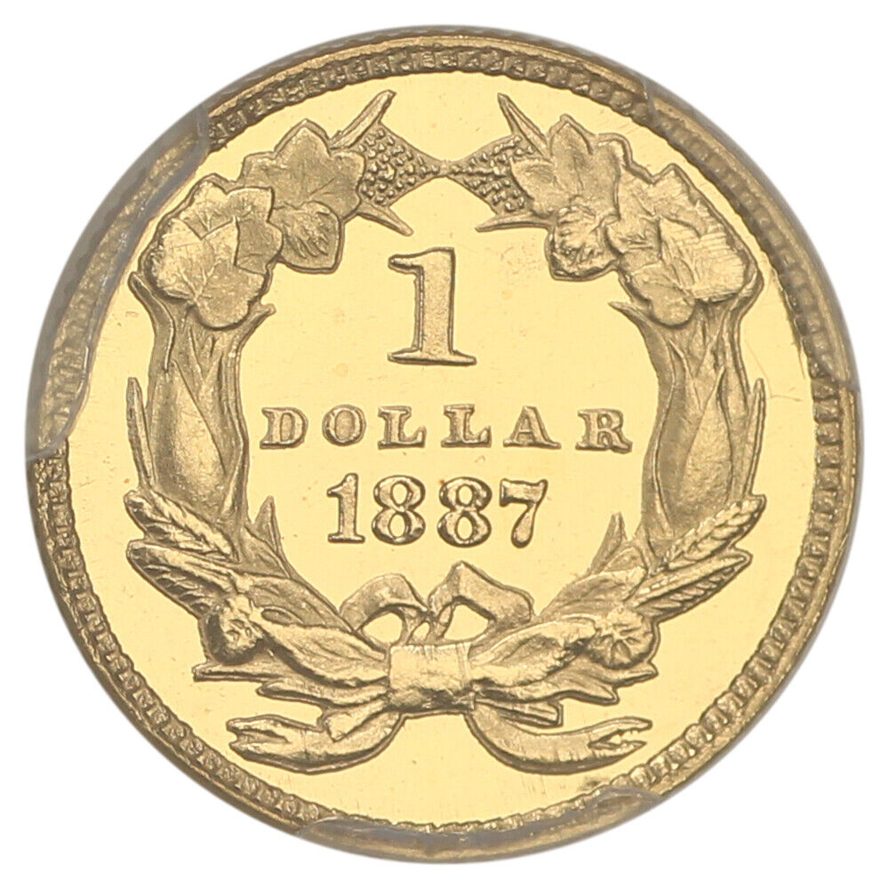 1887 G$1 PCGS PR64DCAM - Gold Dollar