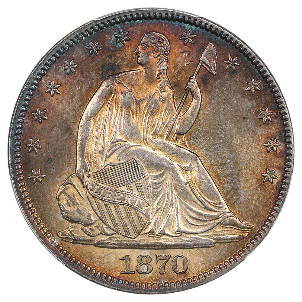 1870 50c PCGS MS64 ex: D.L. Hansen