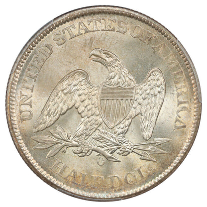 1860-O 50C PCGS MS66