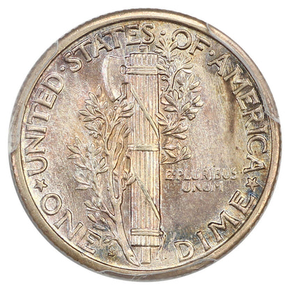 1927-S 10C PCGS MS66FB ex: D.L. Hansen