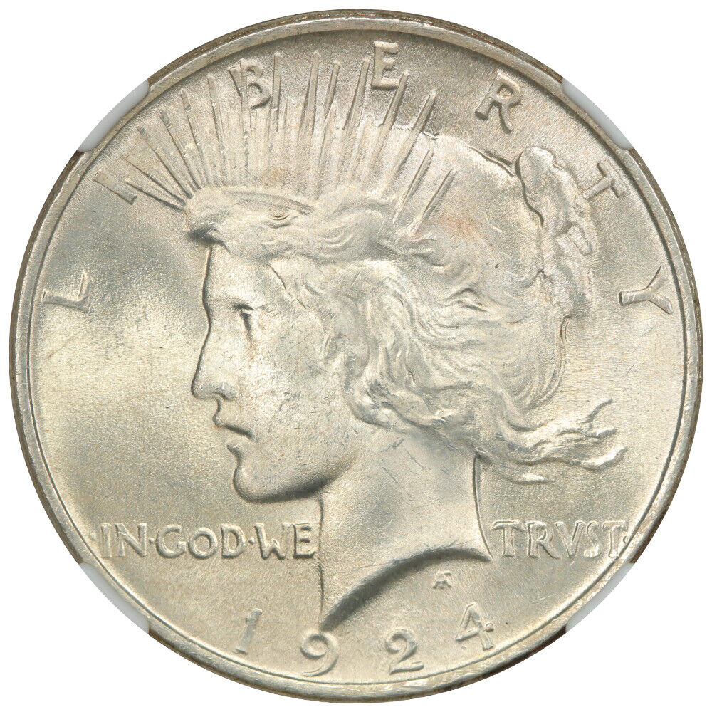 1924 $1 NGC MS67 - Peace Dollar