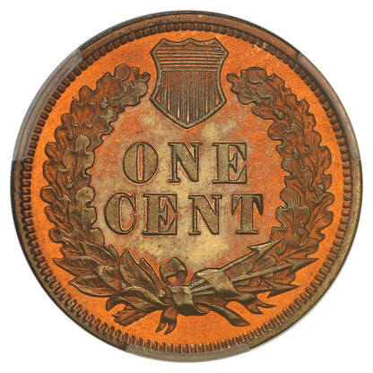 1875 1C PCGS PR65RD