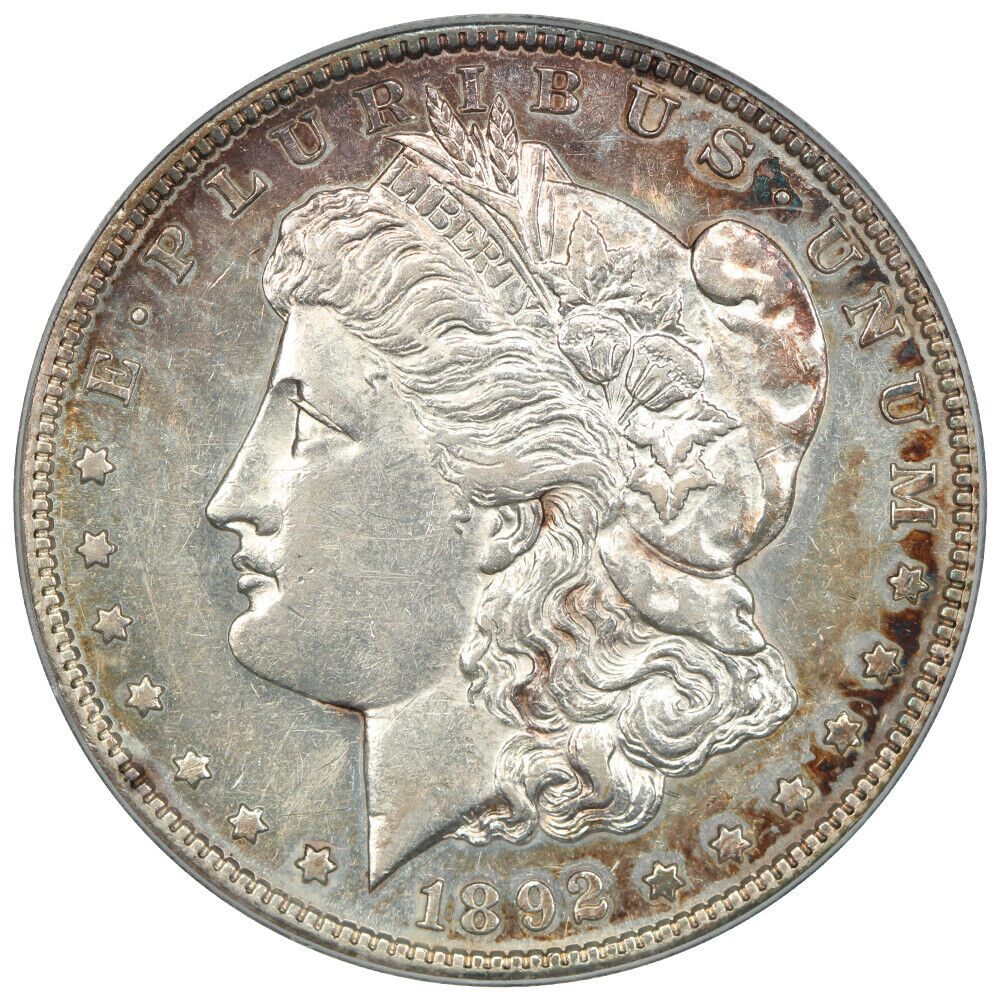 1892-S $1 PCGS AU55 - Morgan Dollar - Key Date Morgan Dollar