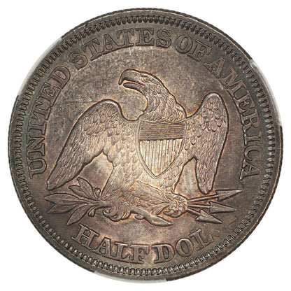 1856 50C CACG MS64 ex: D.L. Hansen - Liberty Seated Half Dollar