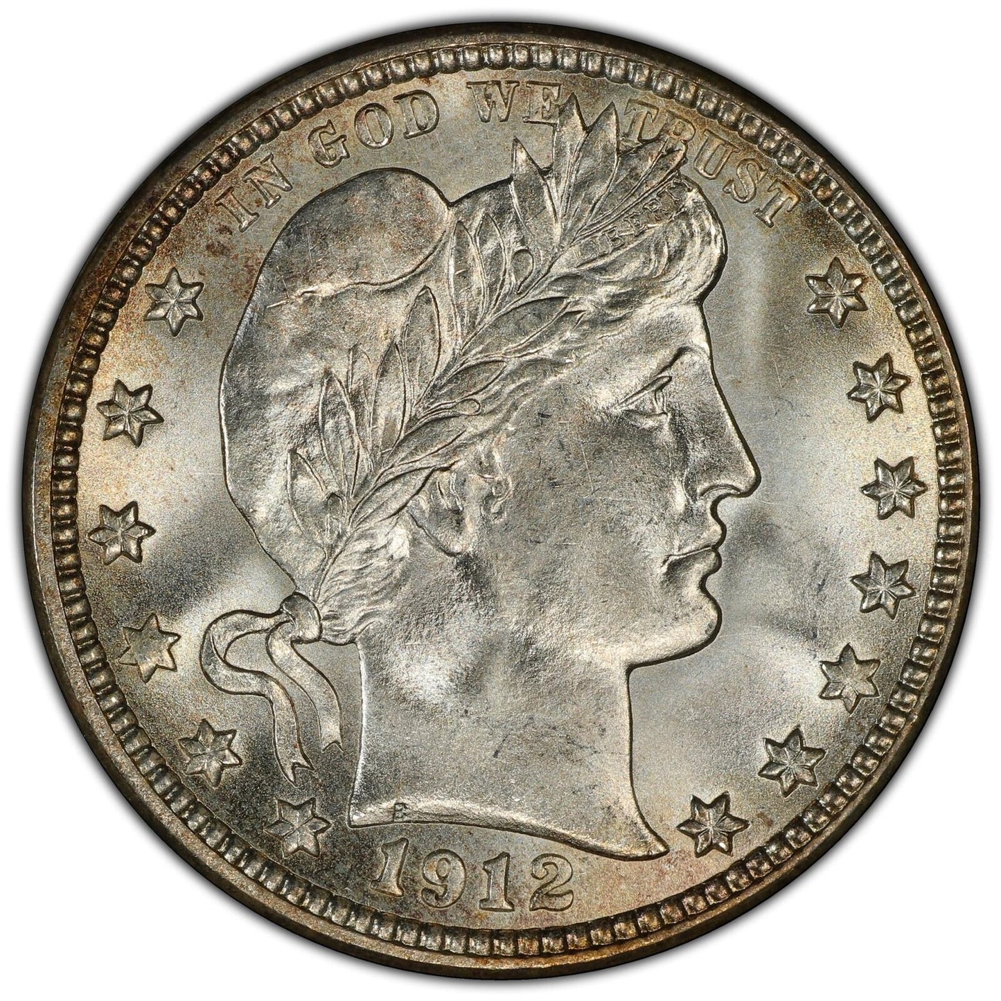 1912-S 25C Barber Quarter PCGS MS67 (CAC) Pop 2