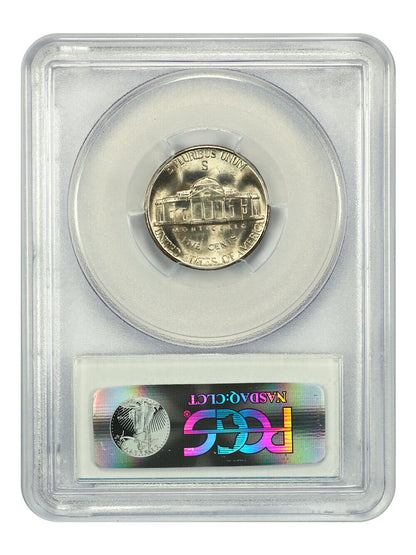 1943-S 5C PCGS MS67FS - Jefferson Nickel