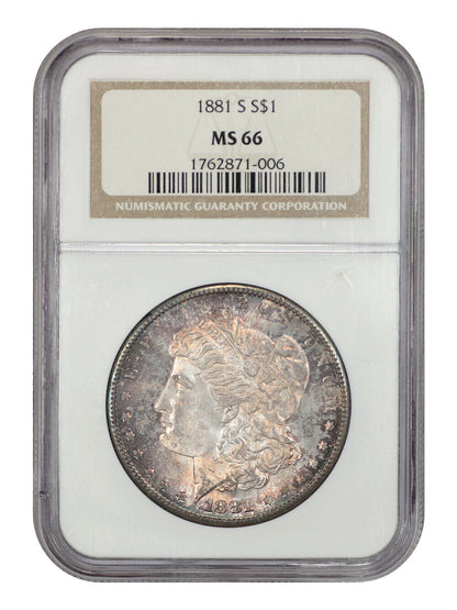 1881-S $1 NGC MS66 - Morgan Dollar