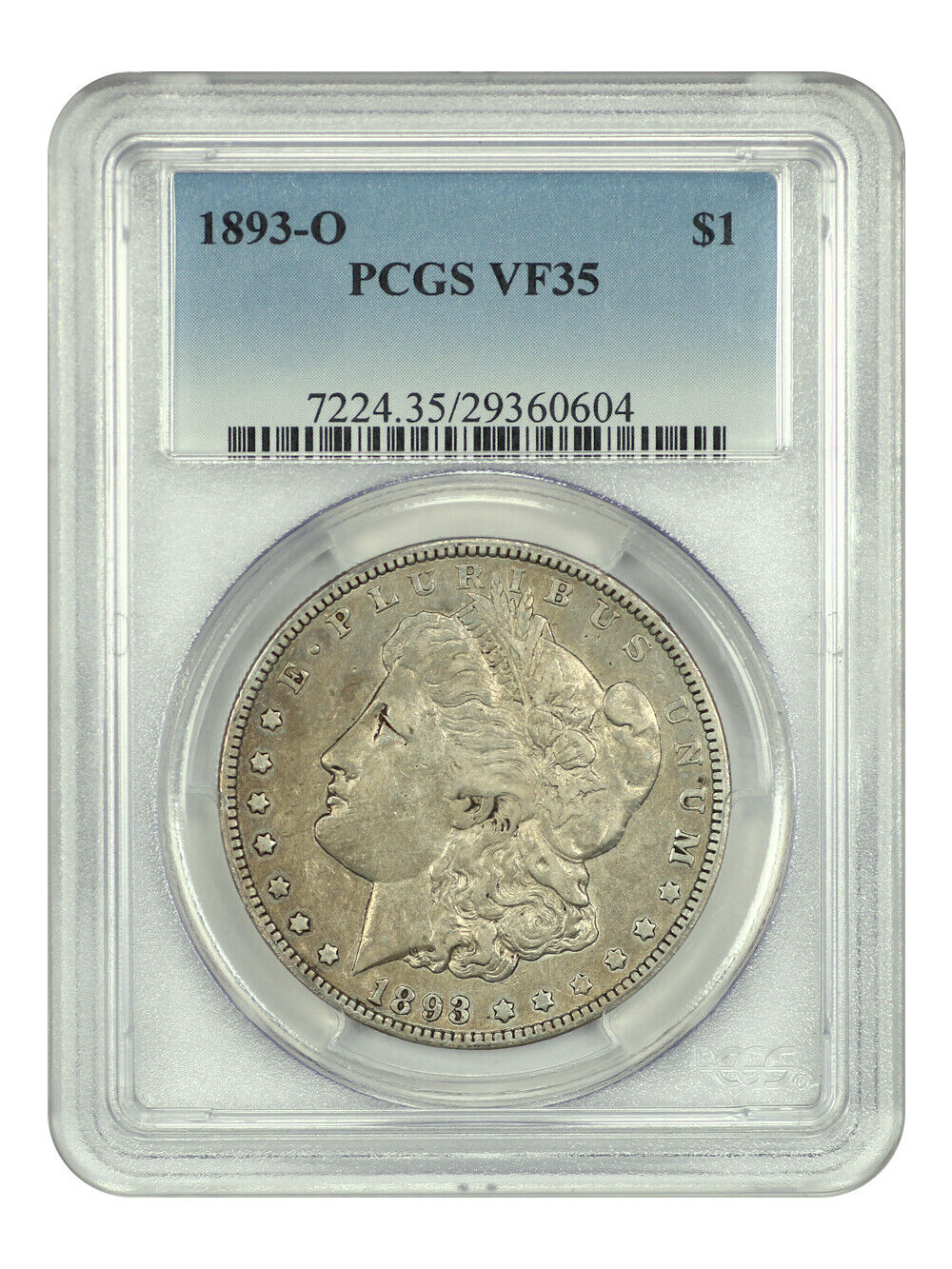 1893-O $1 PCGS VF35 - Morgan Dollar - Scarce Date