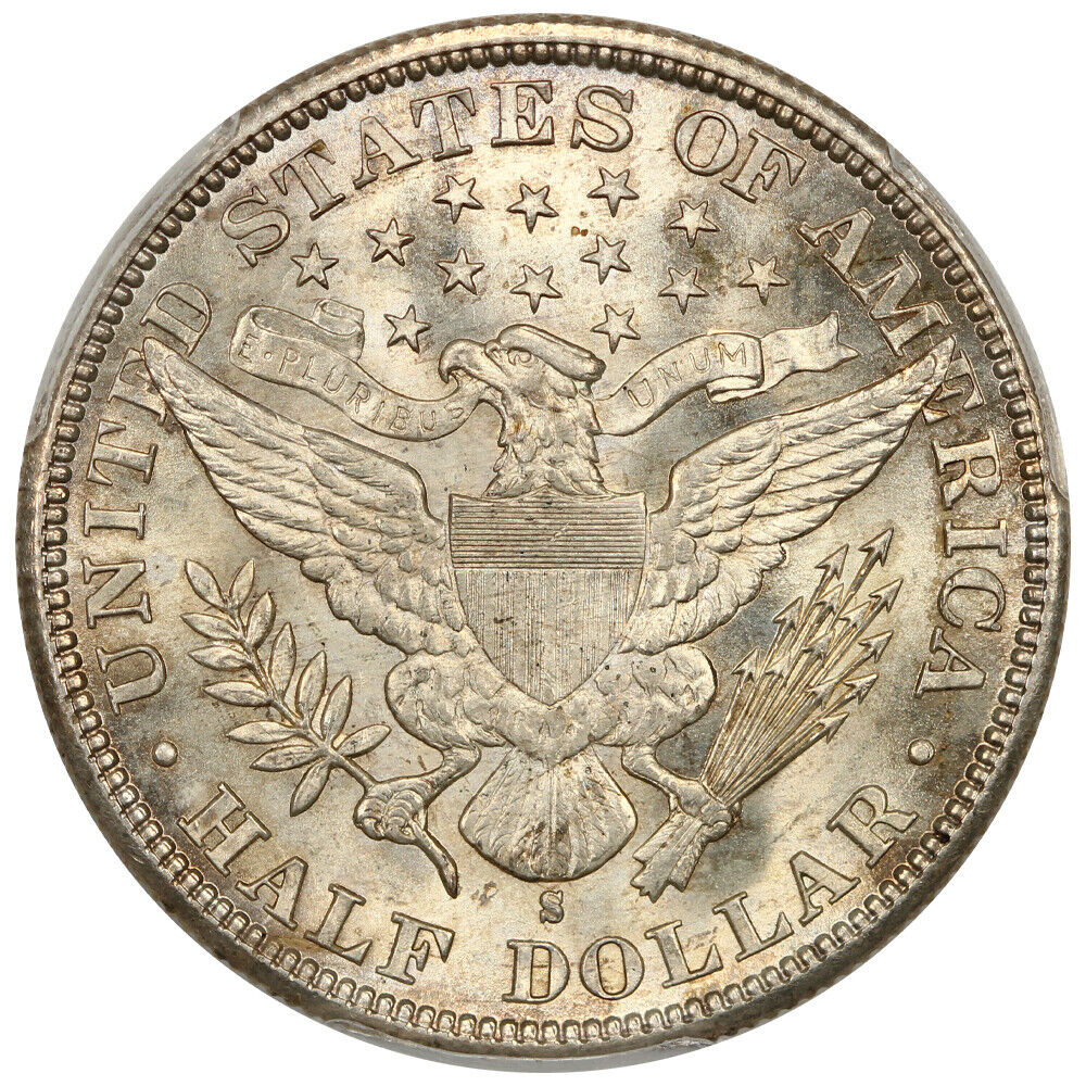 1894-S 50c PCGS MS65 ex: D.L. Hansen