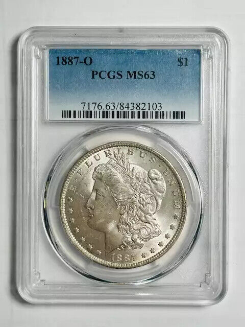 1887 O Morgan Silver Dollar PCGS MS-63