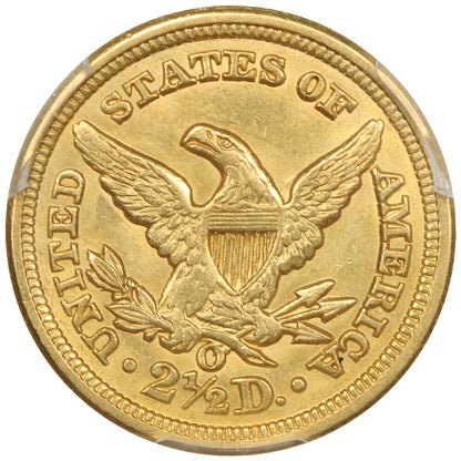 1851-O $2.50 PCGS MS62 - Liberty Head $2.5 - Popular New Orleans Gold Issue