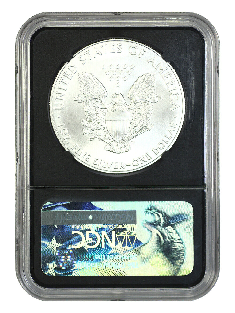 2017 $1 Silver Eagle NGC MS70 (Early Release, Mike Castle Signature)