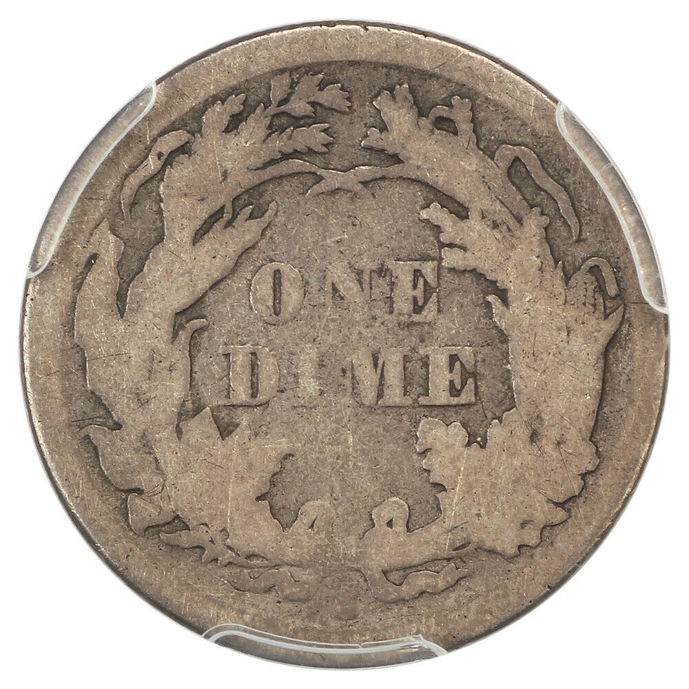 1865-S 10C PCGS AG3 - Liberty Seated Dime