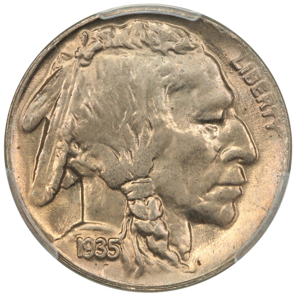 1935-D 5C PCGS MS66 - Buffalo Nickel