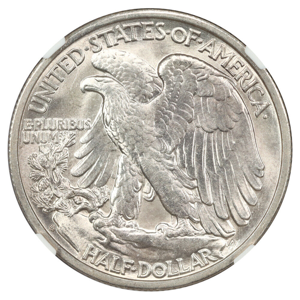 1942-S 50C NGC MS65 - Walking Liberty Half Dollar