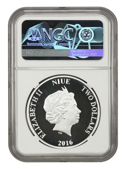 Niue: 2016 Star Wars Han Solo $2 NGC Proof 69 UCAM (With Box and COA)