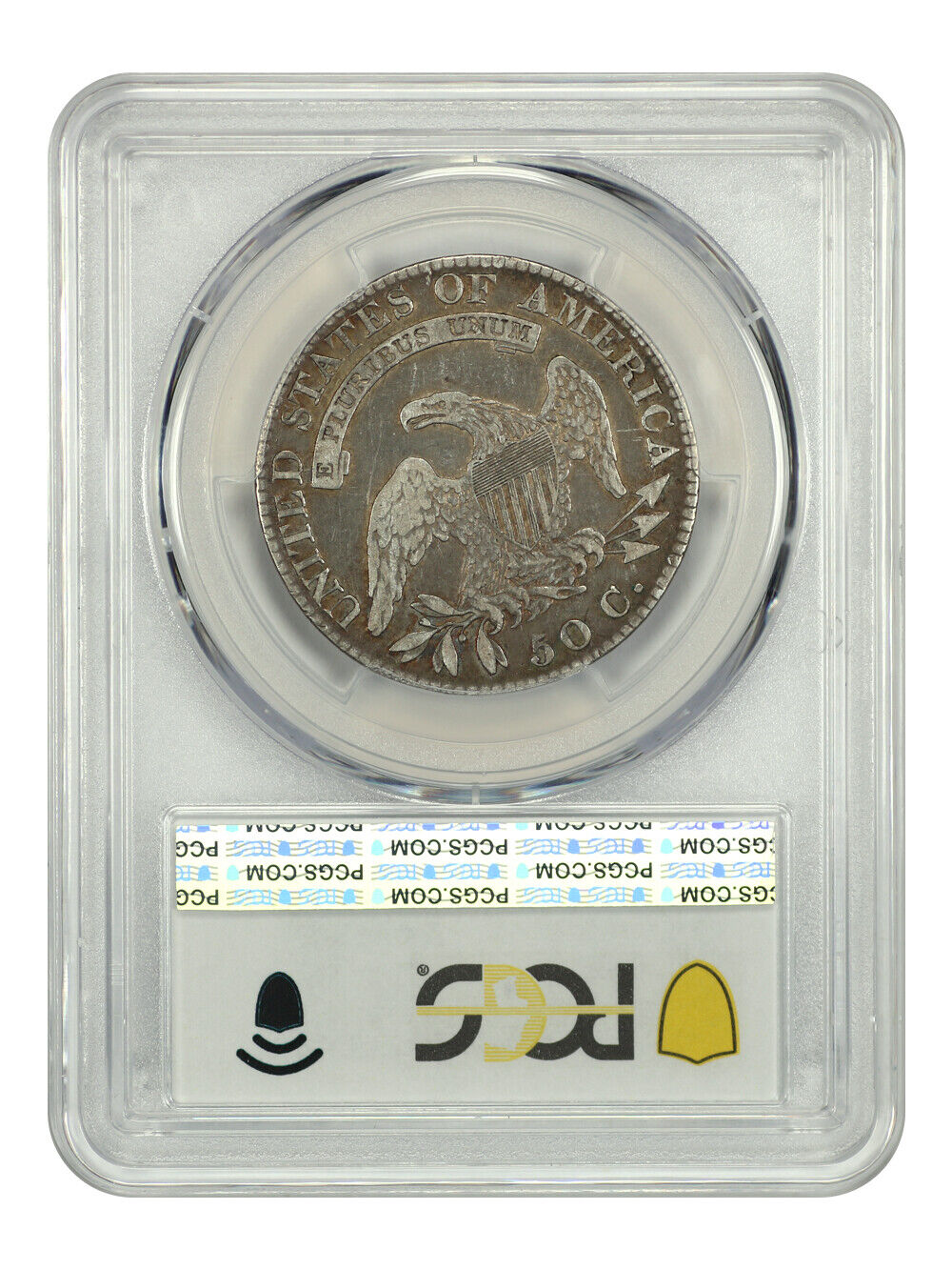 1819/8 50C Large 9 PCGS VF25