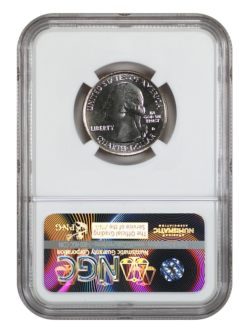 2016-D 25C Cumberland Gap NP NGC MS69 - Type 1 - Clad