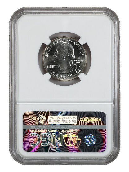 2015-S 25C Kisatchie NP NGC MS68 - Type 1 - Clad