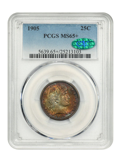 1905 25C PCGS/CAC MS65+