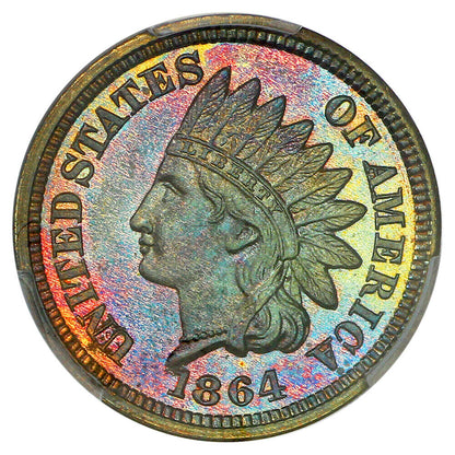 1864 1C PCGS PR66RB (Bronze) ex: D.L. Hansen